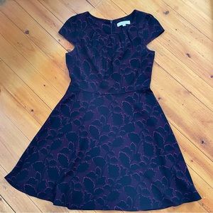 LOFT fit and flare dress